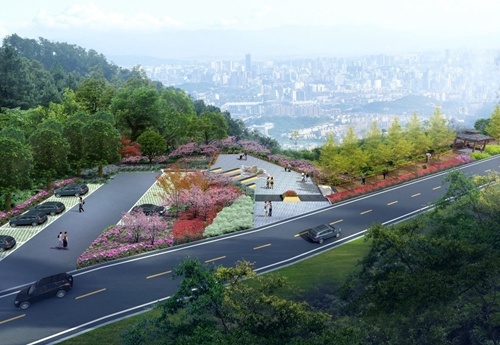 森林公园经宦溪至鼓岭景区道路将进行整修(效果图)