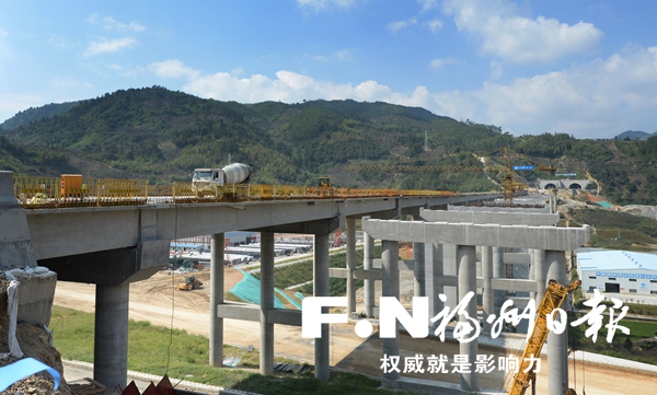 技术创新助攻坚 莆炎高速嵩口互通有望提前完工
