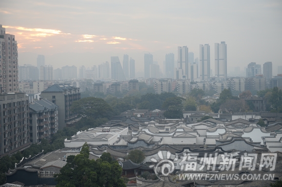 雾霾袭榕出现中度污染　冷空气南下今起逐渐好转