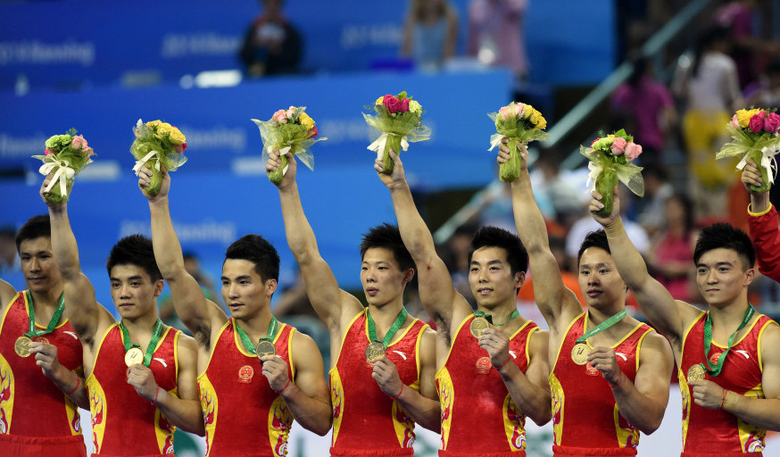 体操世锦赛男团决赛中国夺冠