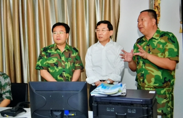 省长于伟国赴龙岩实地检查指导防台防汛各项工作