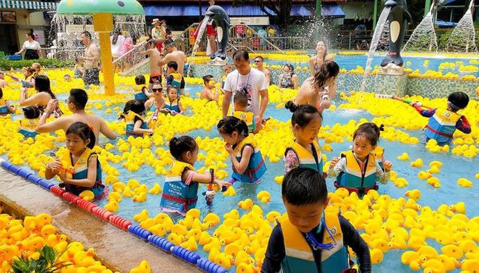 （社会）（5）广州：与小黄鸭同戏水