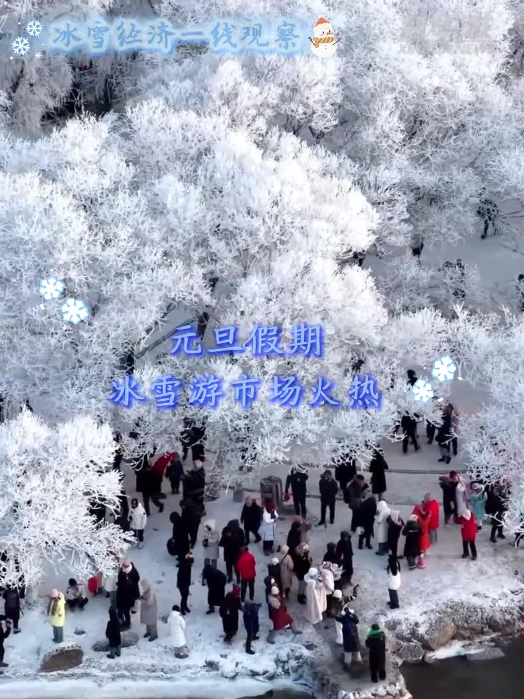 冰雪经济一线观察｜元旦假期冰雪游市场火热