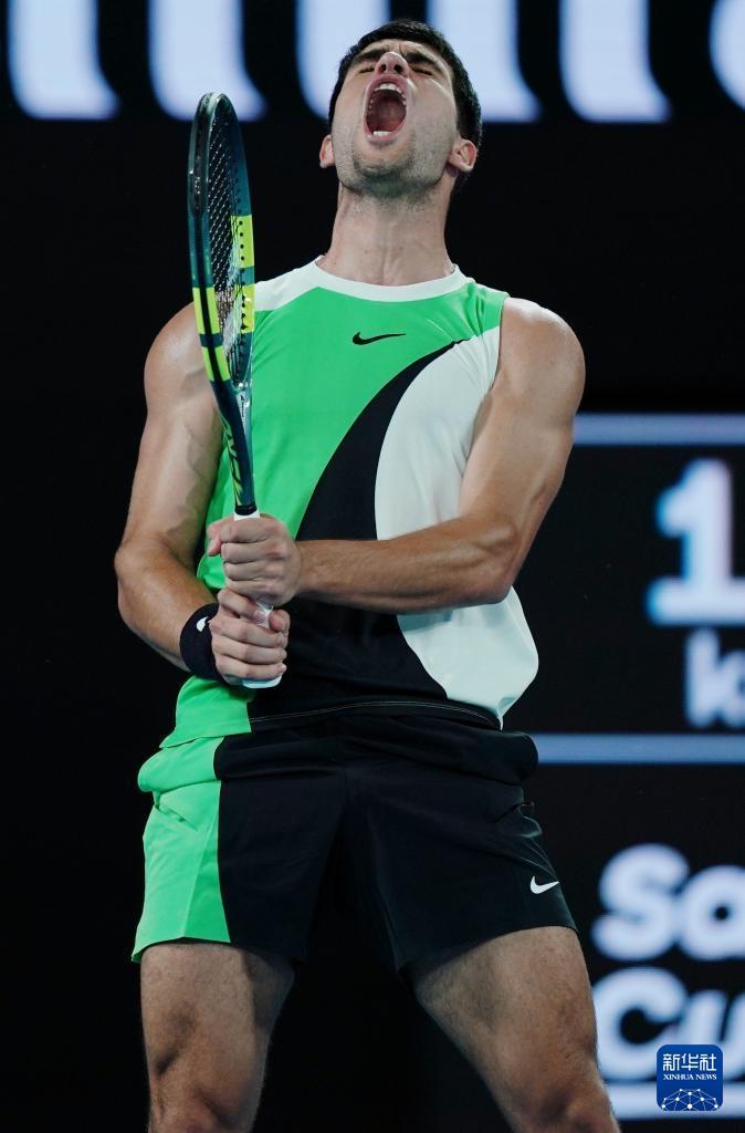 澳网：阿尔卡拉斯男单首轮晋级