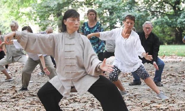 （XHDW）（3）比利时布鲁塞尔：免费太极课吸引爱好者