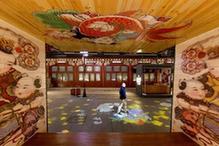 （社会）（3）天津：古镇杨柳青年画灯光秀