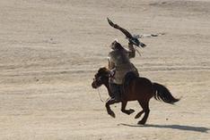 （国际）（1）蒙古国举办猎鹰节吸引游客